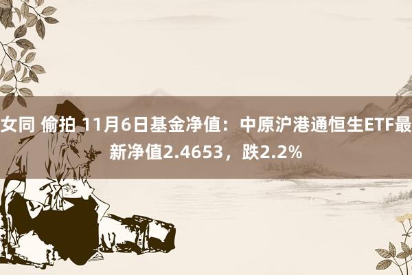 女同 偷拍 11月6日基金净值：中原沪港通恒生ETF最新净值2.4653，跌2.2%