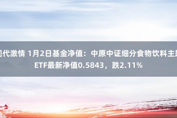 现代激情 1月2日基金净值：中原中证细分食物饮料主题ETF最新净值0.5843，跌2.11%